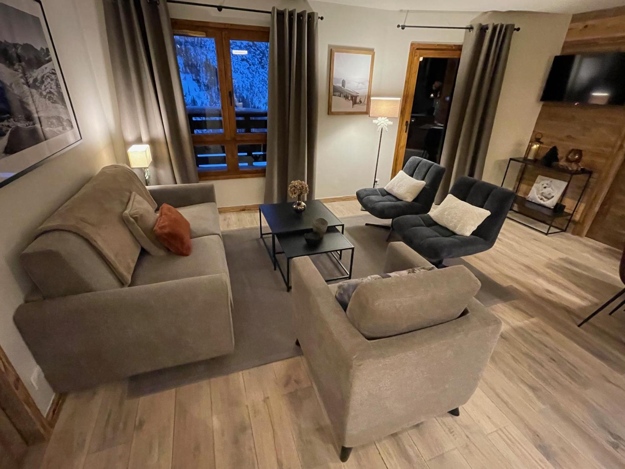 Spacious Ski-In Ski-Out Apartment 4-6 Pax, 161 Sources De Marie Arc 1950 Les Arcs  Buitenkant foto